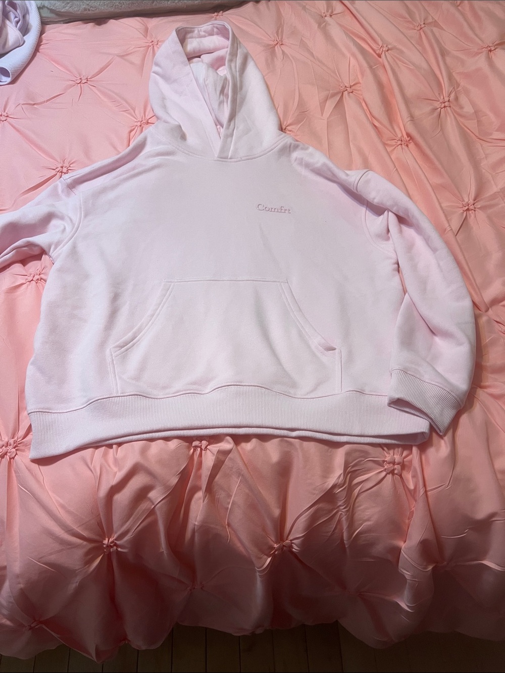 Comfort Pink Pullover halo Hoodie - Women's Sweatshirt